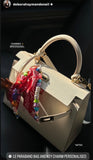 Le Paraband bag and key charm personalised