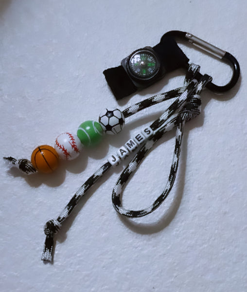 Le ParaSport bag and key charm personalised