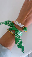 Le Watermelon Paracord charm Bracelet