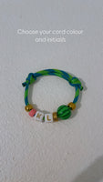 Le Watermelon Paracord charm Bracelet