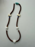 Le Custom beaded necklace with 7 charms