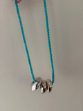Le Argent glass silver chunky necklace