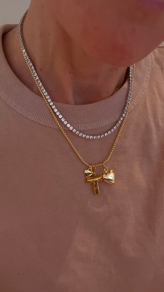 Le Mini ParaHearts Charm Necklace