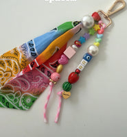 Le Paraband bag and key charm personalised