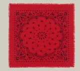 Le Bandana Fringe scarf small or medium