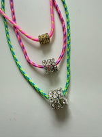 Le ParaDiamond MINI trio rondelle necklace (gold or silver)