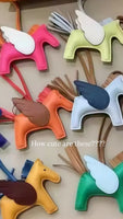 Le unicorn bag and key charm personalised (palm tree)