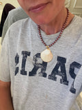 Le Hot Shell Beaded necklace