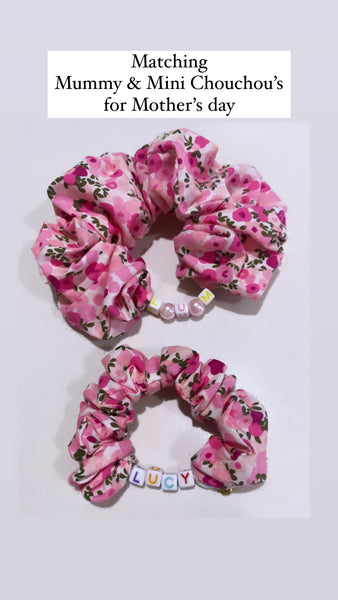 The Chouchou in Liberty print personalised scrunchie