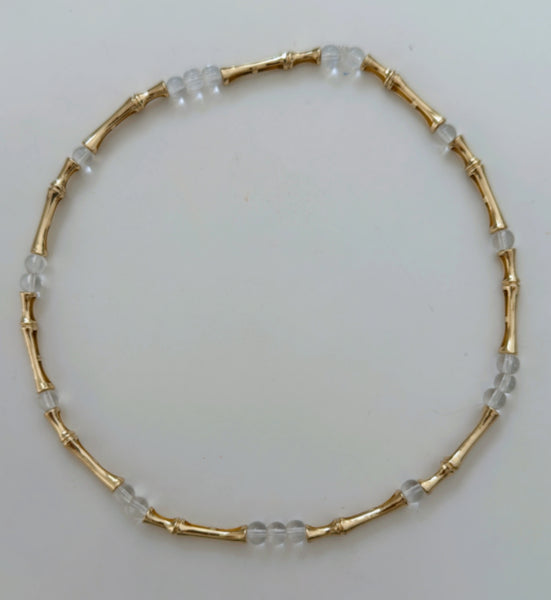 The ‘Bambi’ Clea Choker necklace in gold