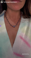 Le ParaDiamond colour rondelle necklace