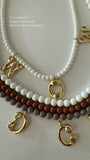 Le Charlie initial letter necklace