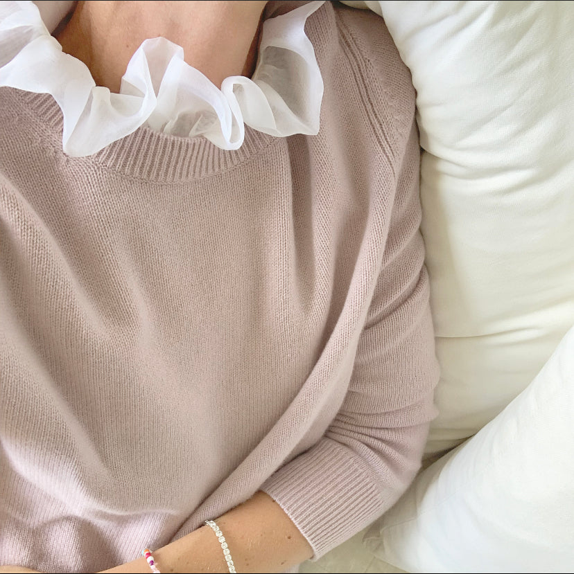 The 'Arabella' silk organza frill collar (Women's)