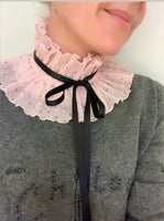 The 'Lauren' soft pink frill collar (Women's) - Petite Chou