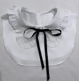 The 'Olympia' oversized collar with frill (women's) - Petite Chou