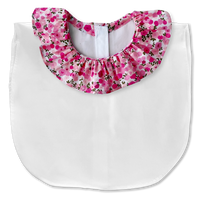 The 'Rosie' frill collar with white body - Petite Chou