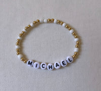 The ‘Cleo’ Personalised Name Bracelet (made to order) - Petite Chou