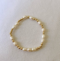 The ‘Frida’ Pearl Goldie Bracelet - Petite Chou