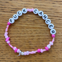Fuck Cancer Pink Bracelet - Petite Chou