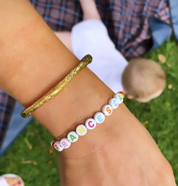 Personalised bracelets  Ivy  Gold Bracelets